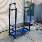 电升动降脚手架移动折叠式 控遥全自室动升高平台内RUL室外装 修提