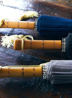 古中国雨24骨长柄伞女森系复古简约直柄伞风男女个性潮流风长FLH