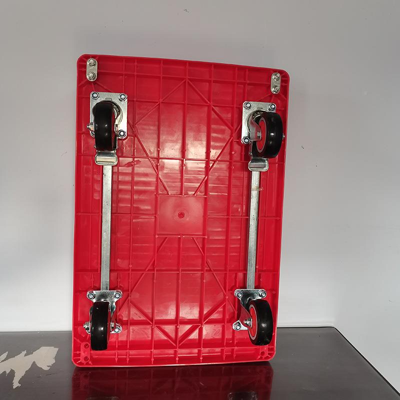 工直厂供折叠静音手推车物流快递超市拉货工MRS平板车搬小拖车运