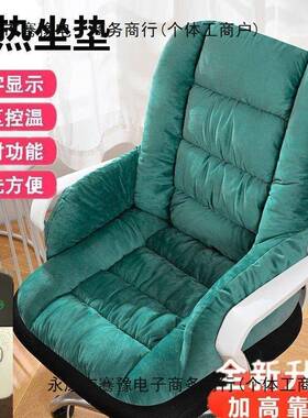 电热坐垫加办公室护腰靠靠垫pxx10063背一体椅垫座子椅垫学生