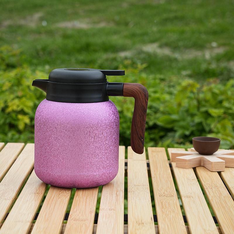 茶茶壶1000ml钛茶水分离保温壶轻钛碱水壶保家用大容量钛焖壶便携