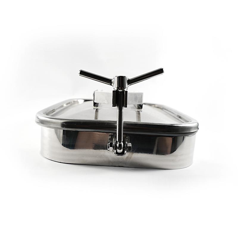 304锈方形常压人孔快开压力投料口矩形钢人URP孔常压盖储罐盖不子