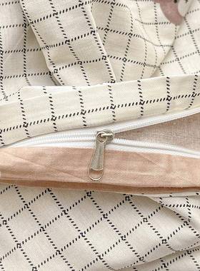 2025新全棉学三款件套纯棉舍床单QMX被生套床笠小清新宿床上用品