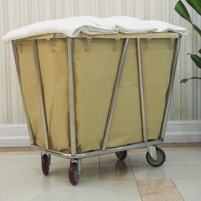 D布-23酒店馆房手推客草车保洁车清洁OLS车布袋卫宾生工具车