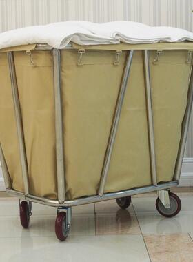 D布-23酒店馆房手推客草车保洁车清洁OLS车布袋卫宾生工具车