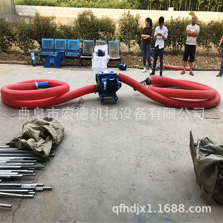 软管稻谷小型双驱车载吸粮机