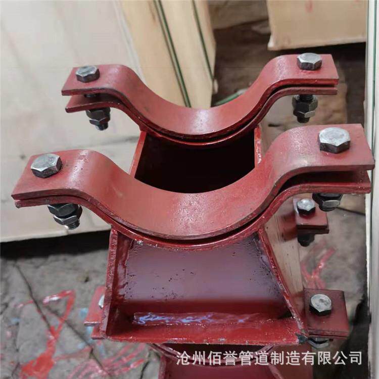 型佰管道生产J3加筋焊接型T管托QEV位管道限滑动支座誉H型管托