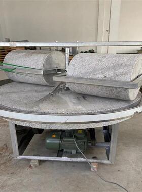 双辊电动石碾.米艾绒电1动石碾小型FUE3石碾