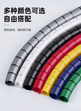 保包网线管理线器电脑线电线束FIU线集线收纳心电护缠套绕管整卷