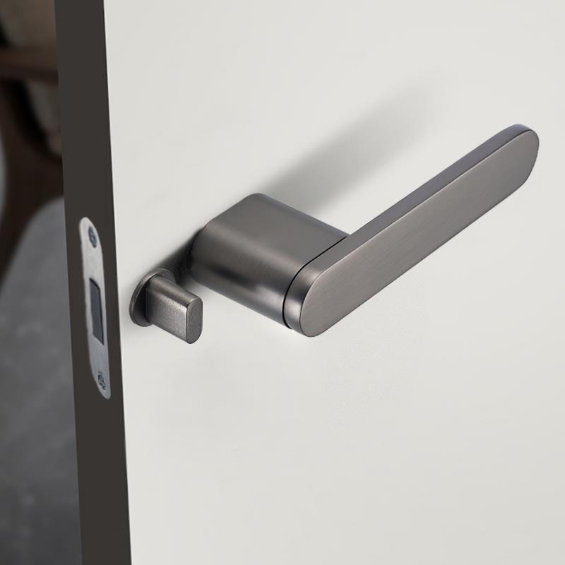 极简生态门锁室卧室房锁磁吸门静音家用内锁WQL具奢轻木门锁门把