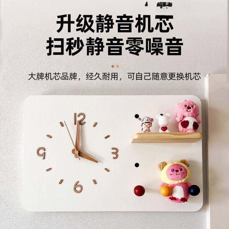 电表箱装盒无品牌/饰带画钟表025新款中古风免打孔弱电闸遮挡洞洞