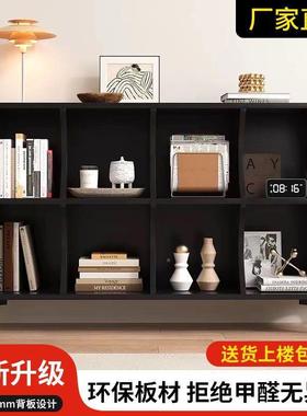黑简约现代色子柜网红柜子无品牌/高边颜值储物餐柜书柜落地创格