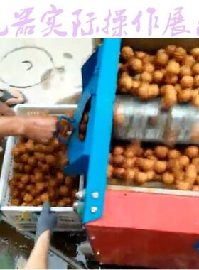 自动小商型青核桃去皮机用鲜桃核脱家皮清洗一体机用电84313动剥