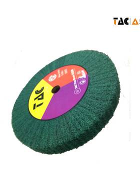 TAC毛8698飞翼绿无品牌/色不夹刺砂百洁布不锈钢抛光拉丝轮去除木