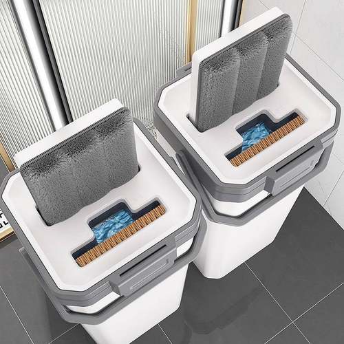 把ZPZ家用一净新款平板免手洗拖布桶懒人墩拖刮刮乐拖布拖地