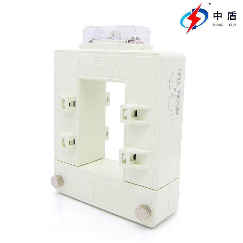 中盾P-812交流低压高精度穿心感方形电流互感D器铜排开启式无品牌