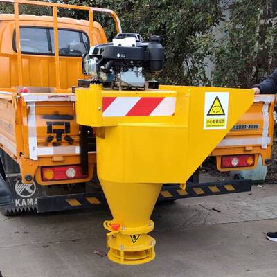 皮卡后挂式融雪剂撒布机小型300型融雪撒布机公路除雪融冰撒盐机