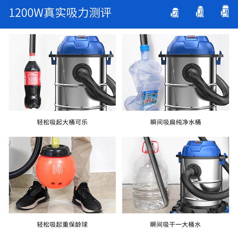 吸尘器家用大吸力大功率手持装修美缝车用吸尘机工业用