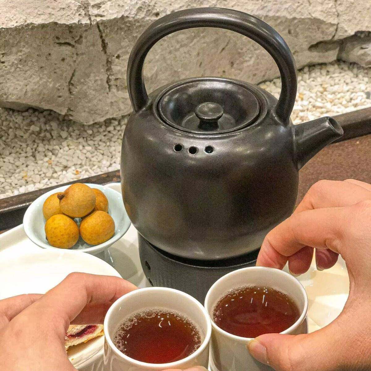 云琳煮器新中茶馆茶具酒店蜡烛底座酒精炉温茶IIE壶家式茶用加热