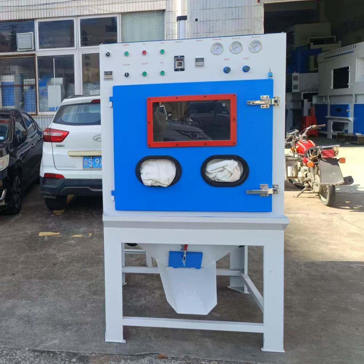 干湿丝两用滚篮式手动自动一体砂式喷机拉链371螺细小零件精除锈