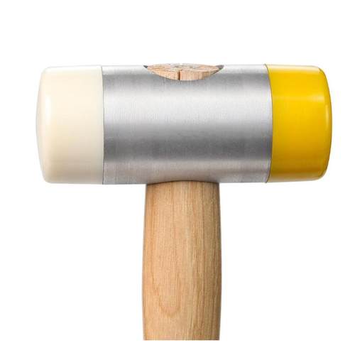 4双面可替换软头安6装锤套装-8合1锤DQM组，1.5英寸