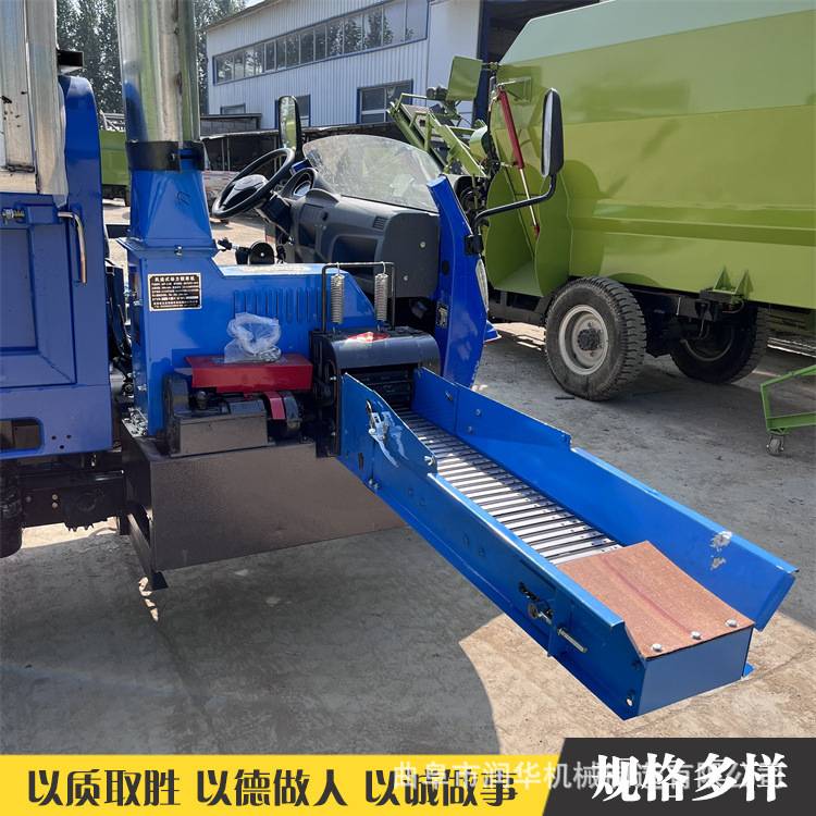 车载三轮铡草车农用流动青储揉搓机柴油24马力五征铡草机时产6吨