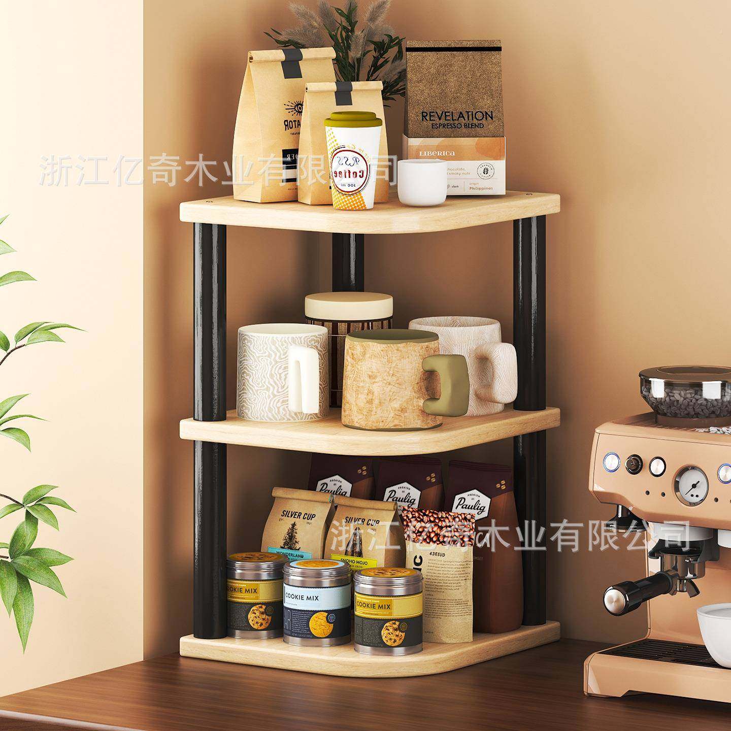桌面置物架多层隔架板全实见描述木桌上转角家书架整理用厨小型房,商业/办公家具,千层架,淘宝优惠券,粉丝福利购,淘宝优惠卷