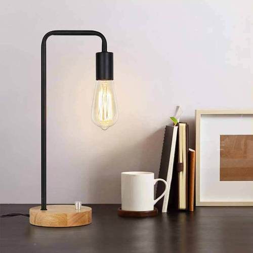 酒卧店室床头玻璃台开灯格ZEQ带旋纽关现代简约田园乡村风跨镜