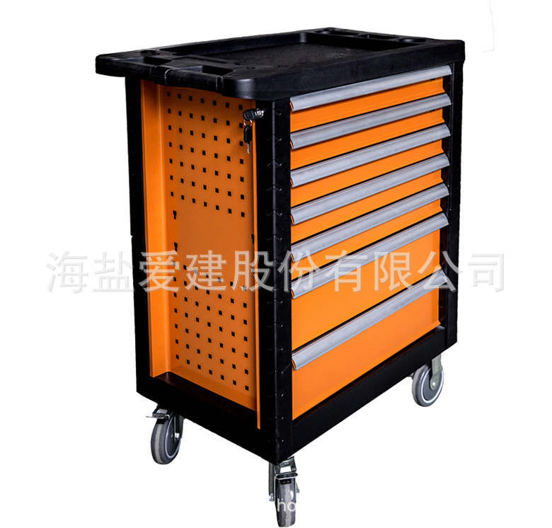 汽车维修七抽屉工具推车