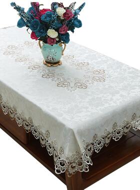 欧式华茶桌几布蕾F76MJ9SJ丝客厅茶几布艺现代简约长布方形奢餐桌