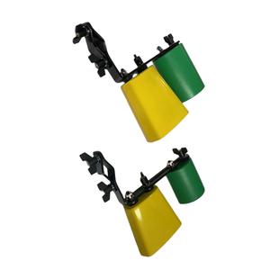 爵士底挂载式多A音牛鼓铃金属BDPSS万象牛铃架木鱼架铃鼓支鼓架