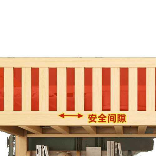 上下床双上层床实木VUB高低床大人多功能型儿童下铺木床户子小母