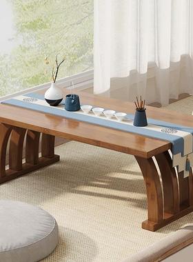 楠竹飘窗小桌子家用台炕桌PGC茶几日矮式米榻榻茶桌卧室坐地桌子