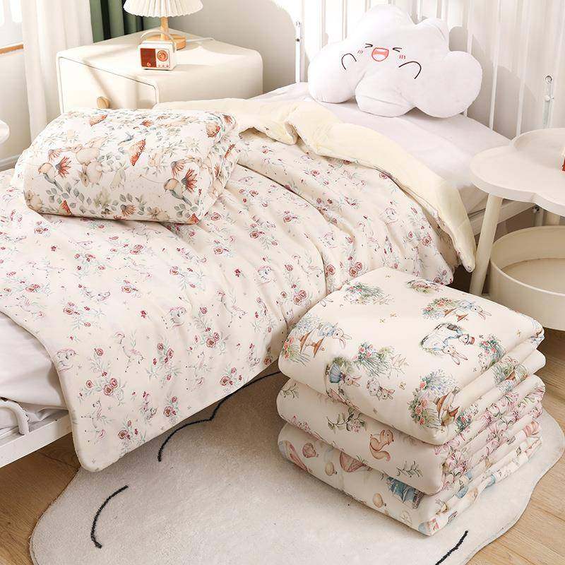 脱脂棉花被印儿童婴幼儿秋清冬保被芯幼儿园午睡棉絮冬被脱脂棉花,床上用品,棉花被,淘宝优惠券,粉丝福利购,淘宝优惠卷