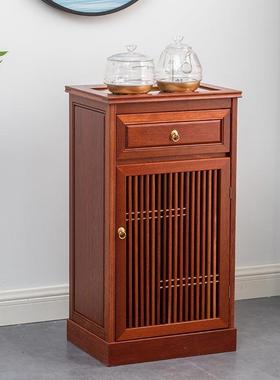 茶水柜花梨木家用茶吧AL640329机客厅茶水柜桶装机水全自立动饮水