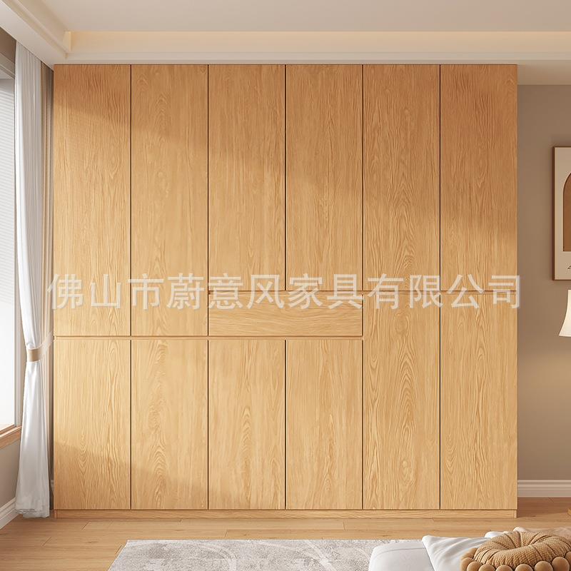 分衣段式橡木实木柜18级mm成品组合子FAS环保卧室家用YNT柜收纳衣