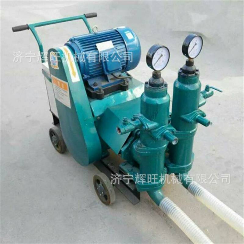隧道水泥注浆机 建筑工程用UB-3单缸灰浆泵ub-6双缸活塞式注浆机