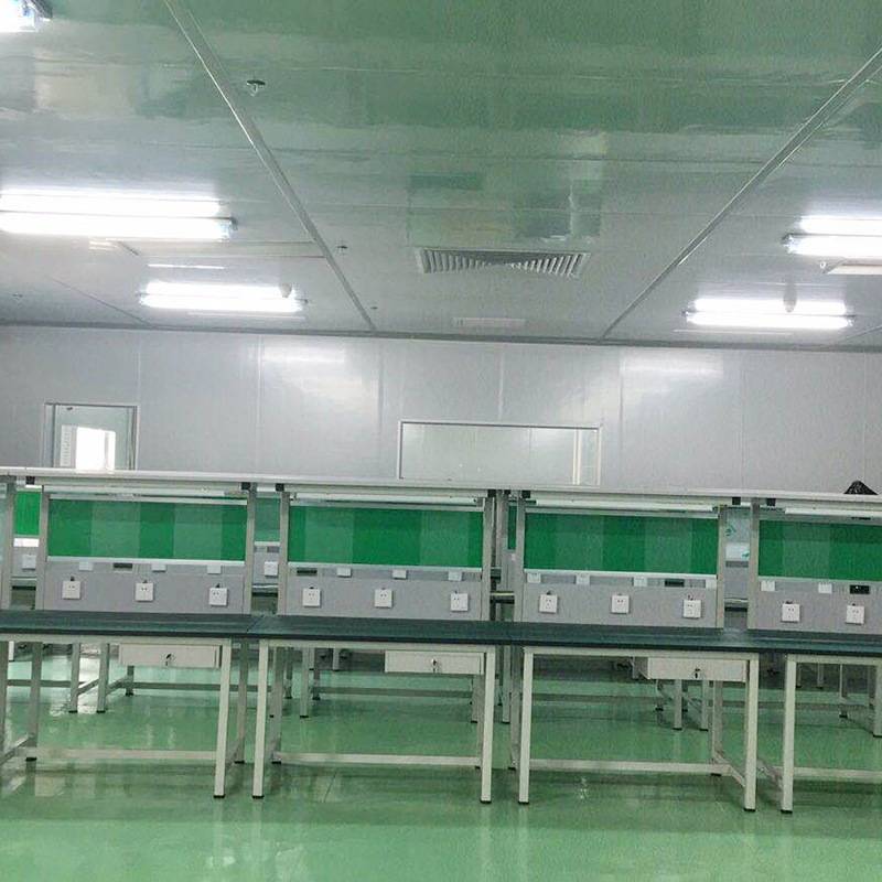 防静电工作台流水线操作台车间带看板工作台桌子现货多功能多工位