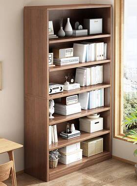 全实木书架置物架墙落地靠柜子客厅幼儿用73190园儿童家书柜储物