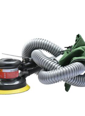 波盾513374寸风带吸尘圆机盘式气1动抛光机动砂磨砂纸机BD-026