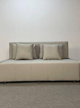 用两可折叠沙发床公小户CQM型客厅能寓多功储物乳胶单双人三人皮