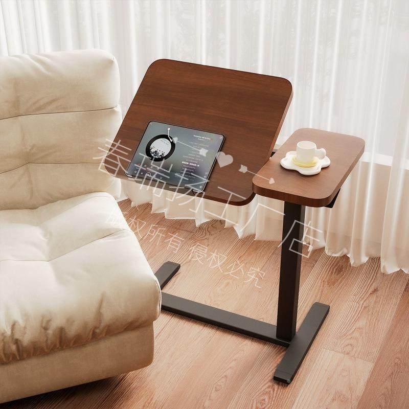 动可移升边几客角几床边家用卧室电脑桌学生降学习桌懒厅人书FWI