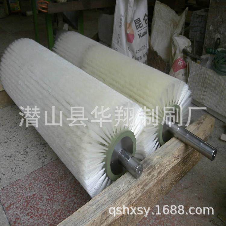 刷辊毛清洗辊pp清辊pp棒刷辊BFB小型毛刷辊洗非标毛制作