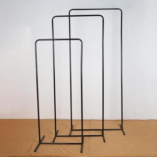 金婚礼背景架子色道屏风装饰具外婚庆摆件镀金拱门电6婚庆黑户镀