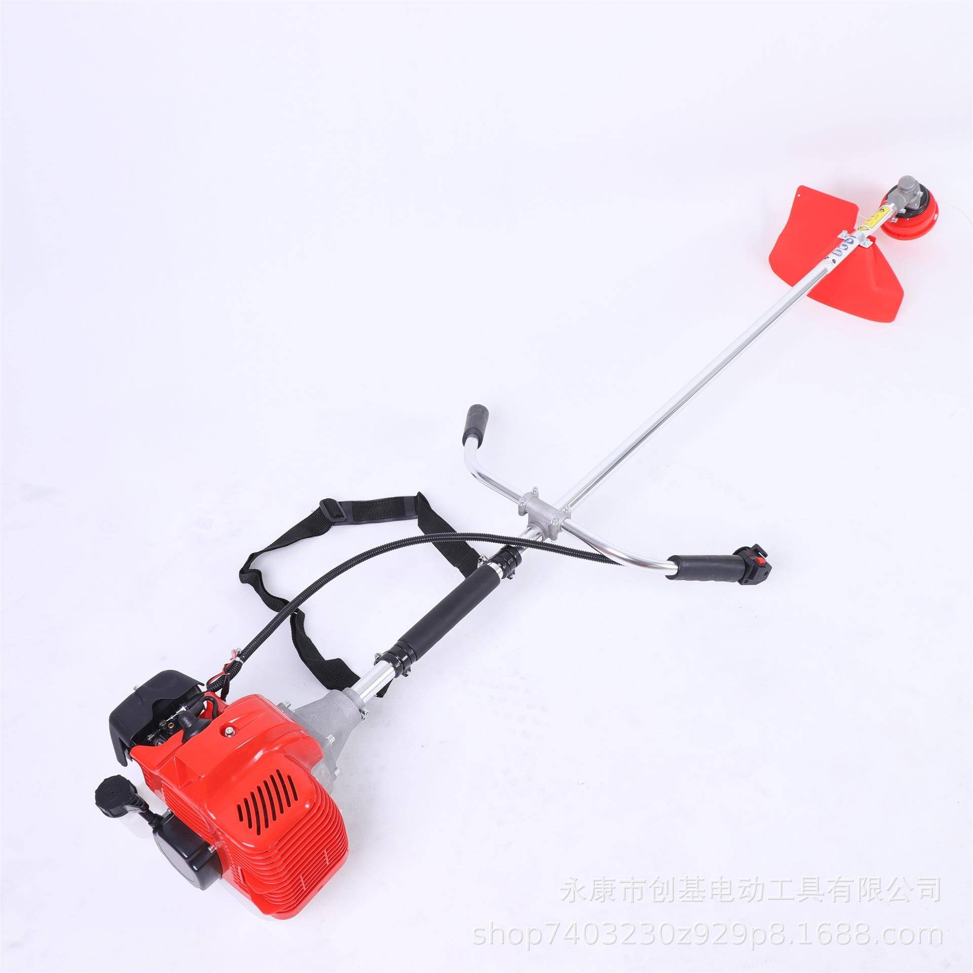 式厂家侧挂背40-5割草机汽油小型黑麦负草打草机农工用ZVM园林具