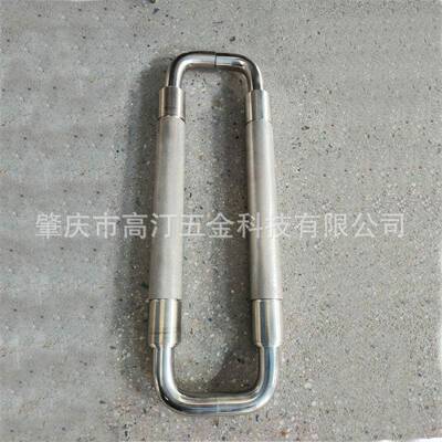 高汀金不钢手拉滚OSX花豪华别墅酒店淋浴房门拉手浴五室玻璃门把