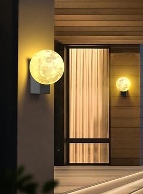 别壁户外防水壁灯月球台灯别墅露阳台花园门牌灯墅简tb-74019约氛