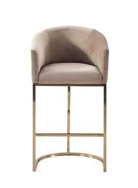 简约吧台椅单人发椅A2291艺布椅子酒吧高脚沙凳靠单人座椅家具椅