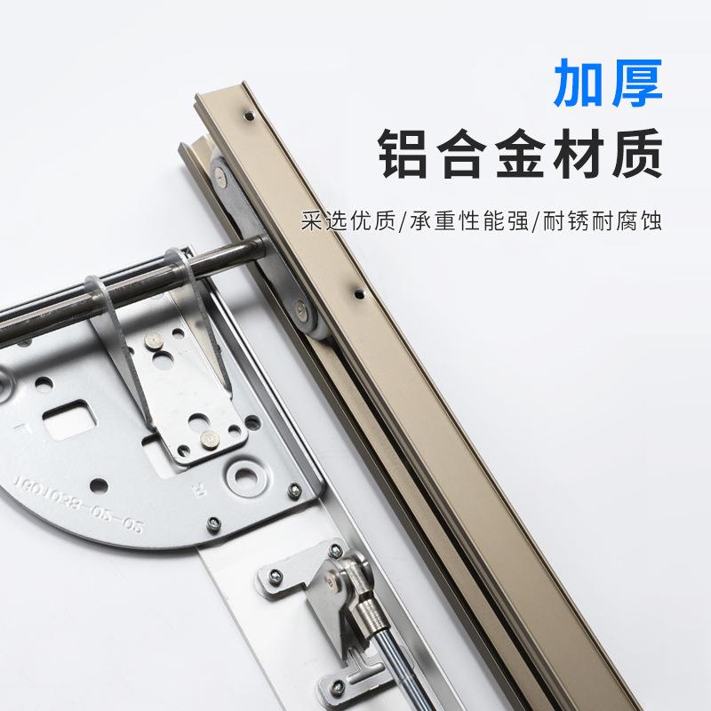 隐式下翻折叠桌五金支架挂家用小户型铝壁挂式折合金藏装壁桌功能
