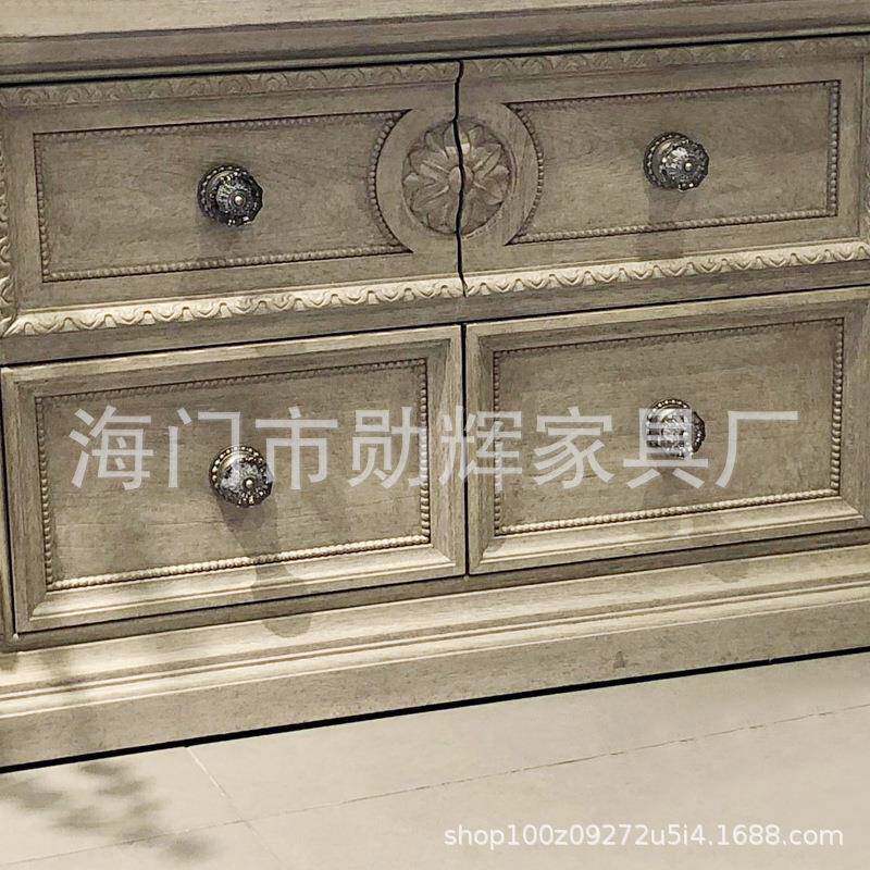美电视柜美克art建复WUD兴式电视柜筑大柜户型客厅复古电机来图制